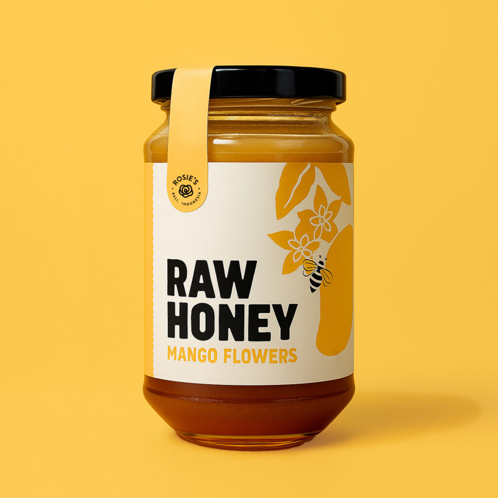 Rosie's Raw mango flower honey